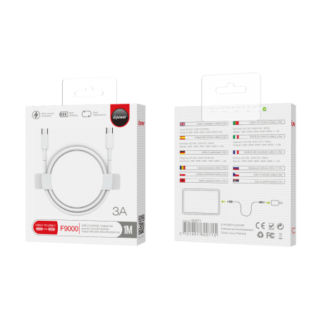 Câble Android USB-C to Type-C  (1M) (3.0A -20W)