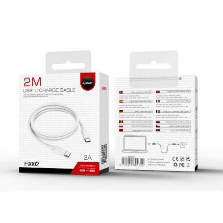 Câble Android USB-C vers Type C (2M) (3A-20W)