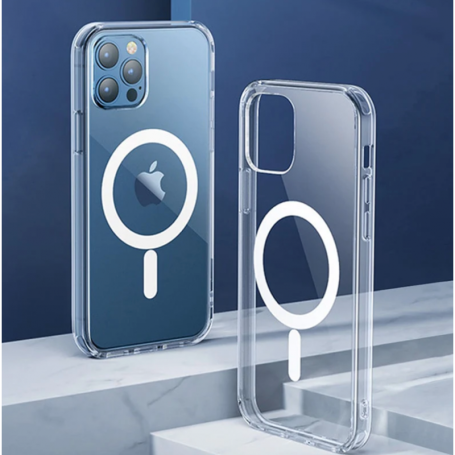 Coque Magsafe KC01 pour iPhone 11 Silicone Transparent