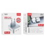 Prise 2 Port USB-C 25W*2 PD Blanc