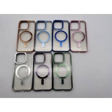 Coque Transparent Couleur Magnétique iPhone 14