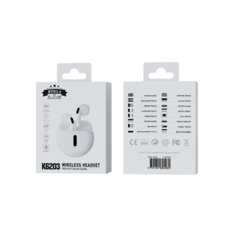 Headphone Wireless K6203 Blanc